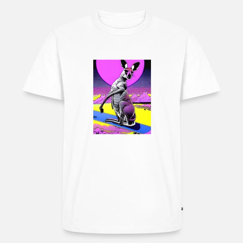 Boaderrooo - Männer Premium Bio T-Shirt - Weiß