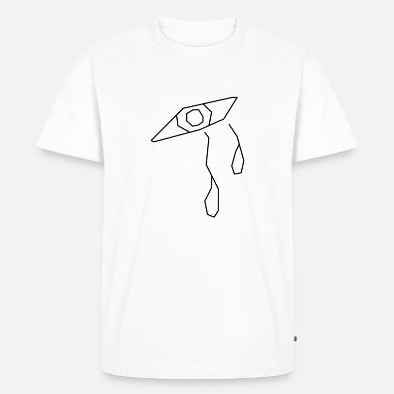 Kubistische Empathie oder Toleranz. - Männer Premium Bio T-Shirt - Weiß