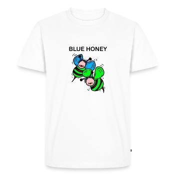 Abeilles - T-shirt Premium bio Homme - blanc - Devant - Nico (187cm)