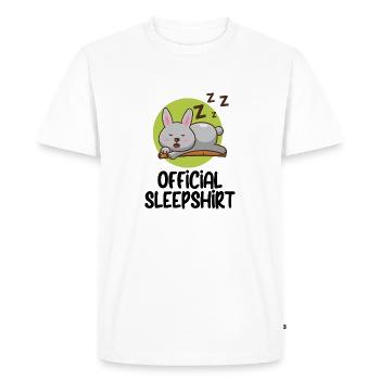 Drôle de dicton photo humour drôle idée idée cadeau - T-shirt Premium bio Homme - blanc - Devant - Nico (187cm)
