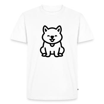 Groupe 28 - T-shirt Premium bio Homme - blanc - Devant - Nico (187cm)