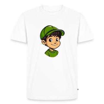 Student rascal boy - Men's Premium Organic T-Shirt - white - Front - Nico (187cm)