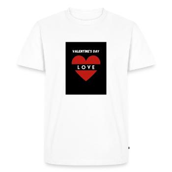 LeT-shirt parfait pour célébrer la Saint-Valentine - Men's Premium Organic T-Shirt - white - Front - Nico (187cm)