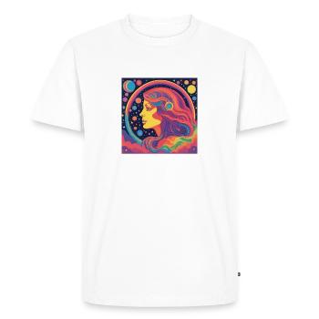 Virgo Zodiac Star Gift - Men's Premium Organic T-Shirt - white - Front - Nico (187cm)