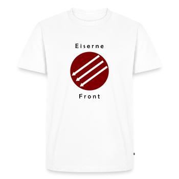 Eiserne Fron - Drei Pfeile - T-shirt Premium bio Homme - blanc - Devant - Nico (187cm)