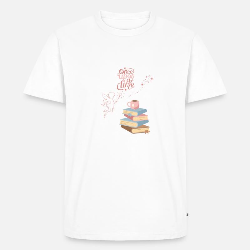 once upon a time - Männer Premium Bio T-Shirt - Weiß
