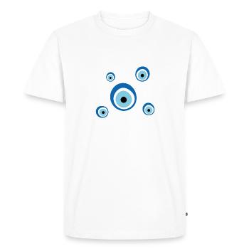 Nazar - Men's Premium Organic T-Shirt - white - Front - Nico (187cm)