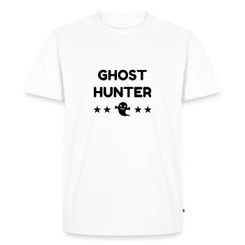 Chasse aux fantômes Geisterjagd Hunting ghost - Men's Premium Organic T-Shirt - white - Front - Nico (187cm)