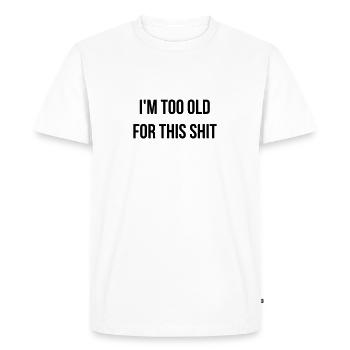 Cinéma / Citation / Série télé / Geek - T-shirt Premium bio Homme - blanc - Devant - Nico (187cm)