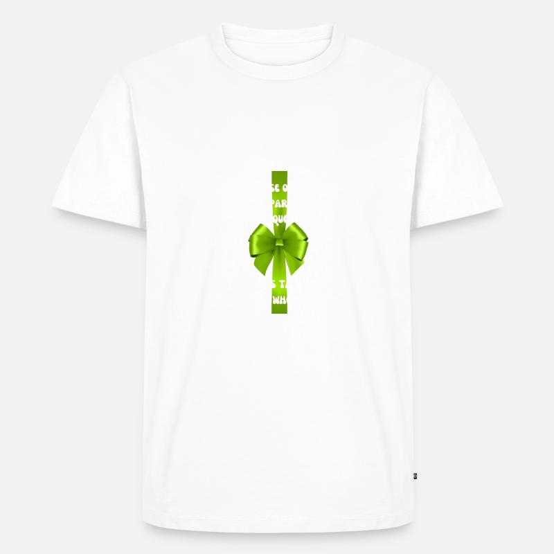 CP-Einzigartig - Männer Premium Bio T-Shirt - Weiß