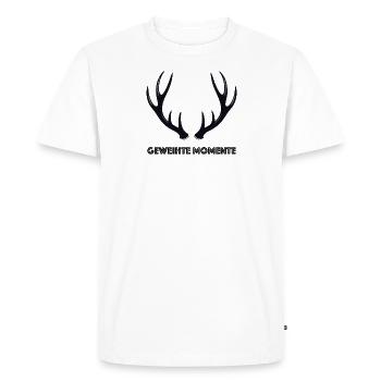 Consecrated moments - Men's Premium Organic T-Shirt - white - Front - Nico (187cm)
