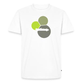 Drifting Racing Car Racer - Men's Premium Organic T-Shirt - white - Front - Nico (187cm)