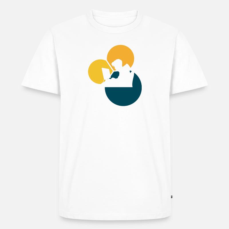 Hacker Computerfreak - Männer Premium Bio T-Shirt - Weiß