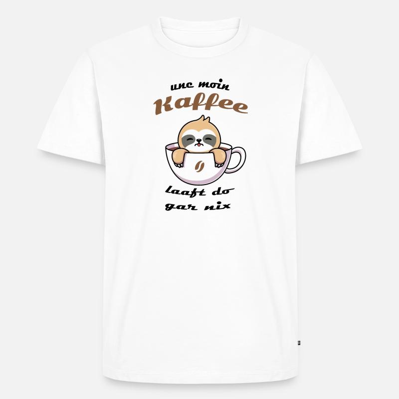 Pfälzer | Shirt | Kaffee - Männer Premium Bio T-Shirt - Weiß
