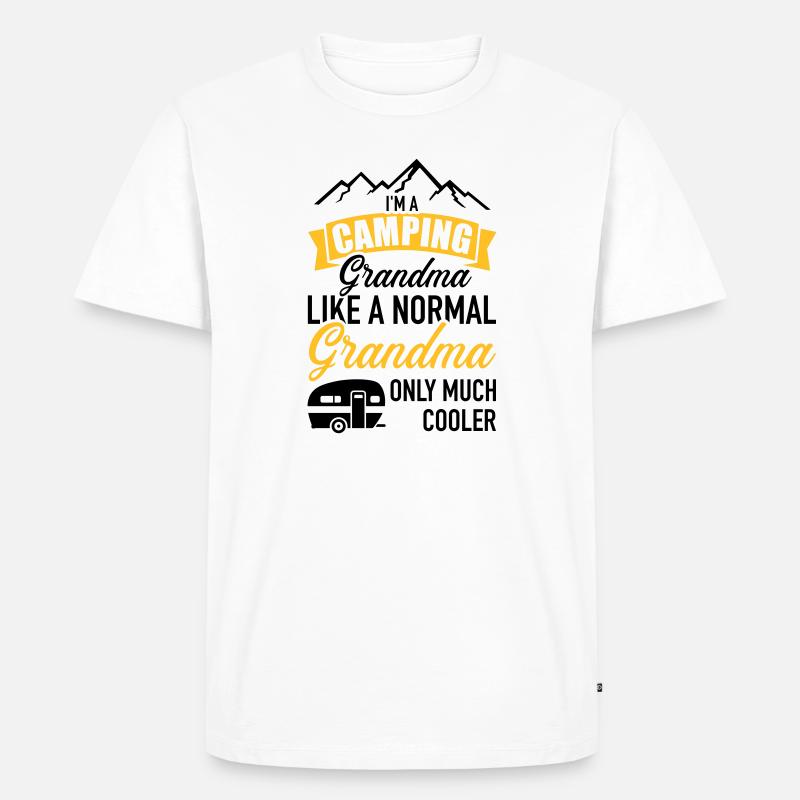 Wohnwagen - Männer Premium Bio T-Shirt - Weiß
