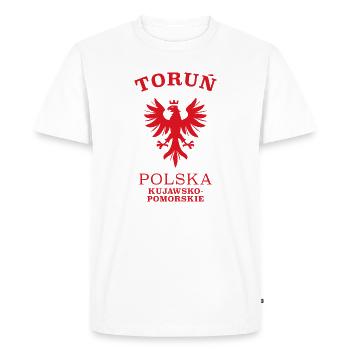 TORUN, Polen, Polska, Pologne - T-shirt Premium bio Homme - blanc - Devant - Nico (187cm)