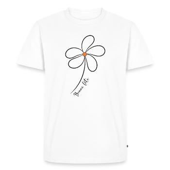 BONNE FÊTE. MAMAN. FÊTE DES MÈRES - T-shirt Premium bio Homme - blanc - Devant - Nico (187cm)