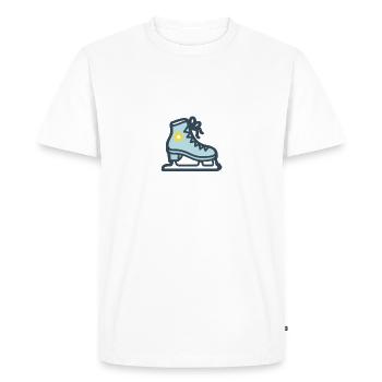 J'peux pas j'ai patin - T-shirt Premium bio Homme - blanc - Devant - Nico (187cm)