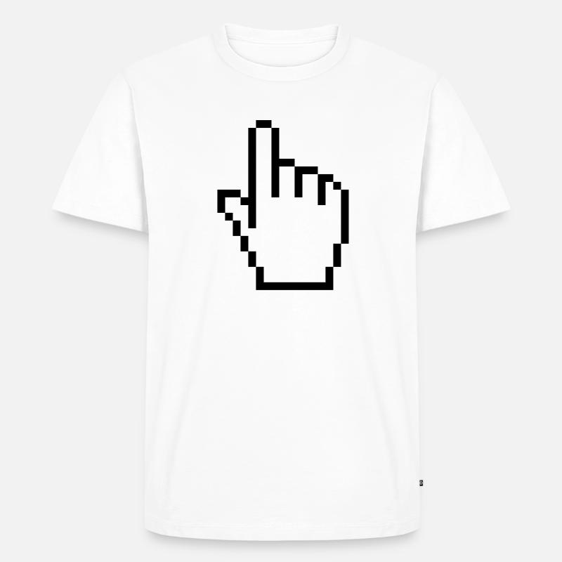 Mouse pointer - T-shirt Premium bio Homme - blanc