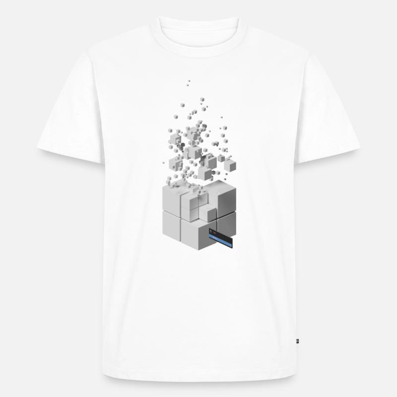 Delete Default Cube - T-shirt Premium bio Homme - undefined