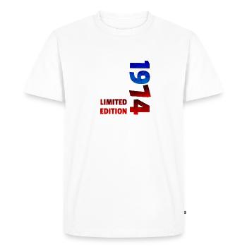 50e anniversaire cadeau chemise 1974 édition limitée - T-shirt Premium bio Homme - blanc - Devant - Nico (187cm)