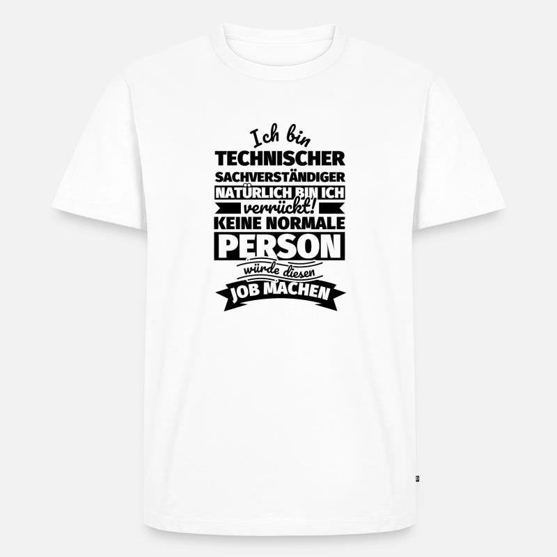 Technischer Sachverständiger Geschenke - Männer Premium Bio T-Shirt - Weiß