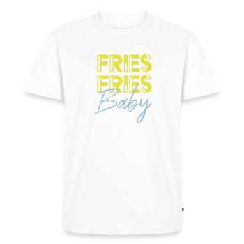 Frieze Frieze Baby - T-shirt Premium bio Homme - blanc - Devant - Nico (187cm)