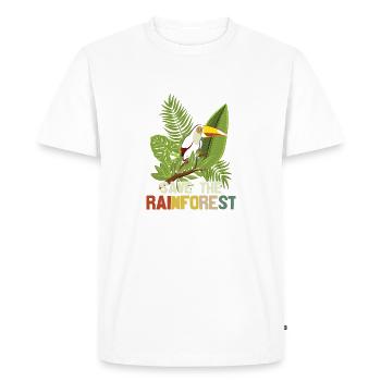 Save the Earth Environmental Protection - Men's Premium Organic T-Shirt - white - Front - Nico (187cm)