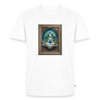 Harmonie & Harmonie - T-shirt Premium bio Homme - blanc - Devant - Nico (187cm)