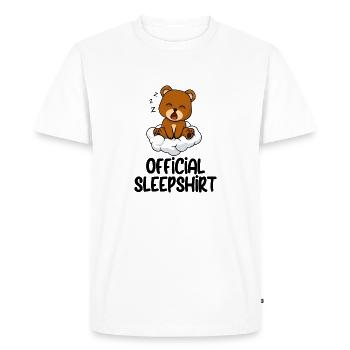 Drôle de dicton photo humour drôle idée idée cadeau - T-shirt Premium bio Homme - blanc - Devant - Nico (187cm)