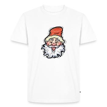 Santa Claus - Men's Premium Organic T-Shirt - white - Front - Nico (187cm)