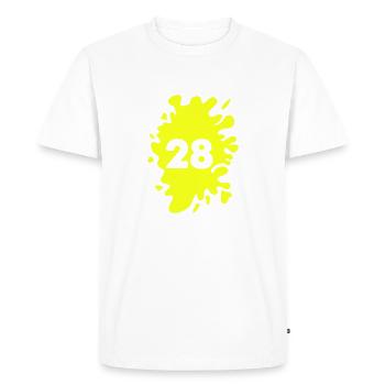 Blobs 28 - T-shirt Premium bio Homme - blanc - Devant - Nico (187cm)