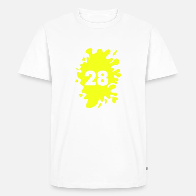 Blobs 28 - T-shirt Premium bio Homme - blanc