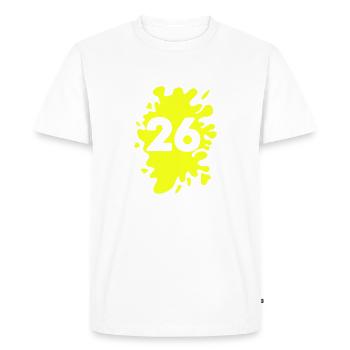 Blobs 26 - T-shirt Premium bio Homme - blanc - Devant - Nico (187cm)