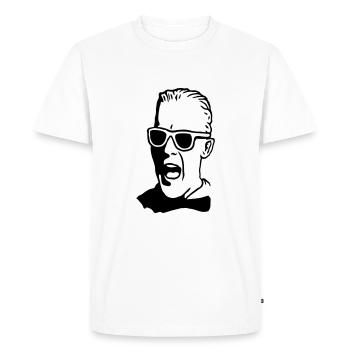 Pop culture man - T-shirt Premium bio Homme - blanc - Devant - Nico (187cm)