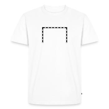 hand-ball - T-shirt Premium bio Homme - blanc - Devant - Nico (187cm)