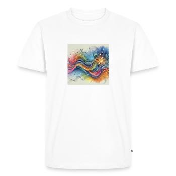 Good morning - Men's Premium Organic T-Shirt - white - Front - Nico (187cm)