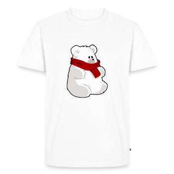 Polar Bear - T-shirt Premium bio Homme - blanc - Devant - Nico (187cm)