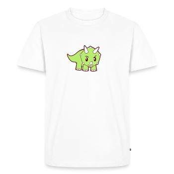 Dino - T-shirt Premium bio Homme - blanc - Devant - Nico (187cm)
