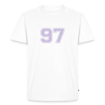 97 - T-shirt Premium bio Homme - blanc - Devant - Nico (187cm)