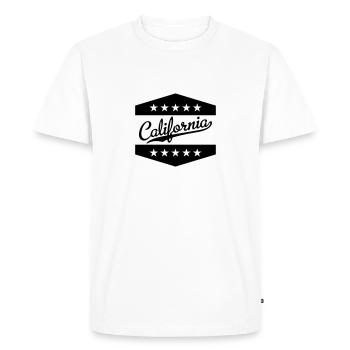 Californie - T-shirt Premium bio Homme - blanc - Devant - Nico (187cm)