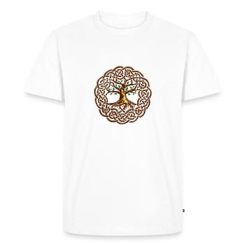 Yggdrasil - T-shirt Premium bio Homme - blanc - Devant - Nico (187cm)