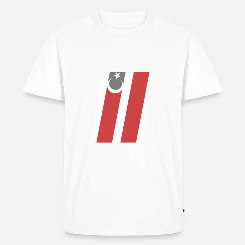 Bilecik - Männer Premium Bio T-Shirt - Weiß