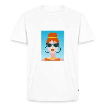 WIFE. DAUGHTER. ADOLESCENT. WOMEN'S DAY - Men's Premium Organic T-Shirt - white - Front - Nico (187cm)