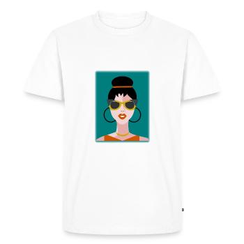 WIFE. DAUGHTER. ADOLESCENT. WOMEN'S DAY - Men's Premium Organic T-Shirt - white - Front - Nico (187cm)