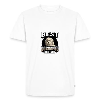 Race de chien Cockapoo - T-shirt Premium bio Homme - blanc - Devant - Nico (187cm)