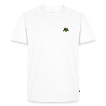 Stegosaurus - T-shirt Premium bio Homme - blanc - Devant - Nico (187cm)