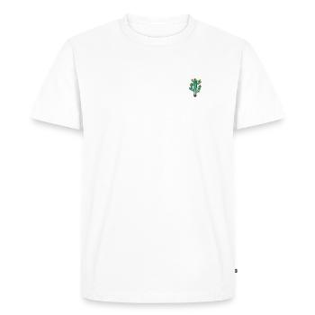 Cactus 1 - T-shirt Premium bio Homme - blanc - Devant - Nico (187cm)