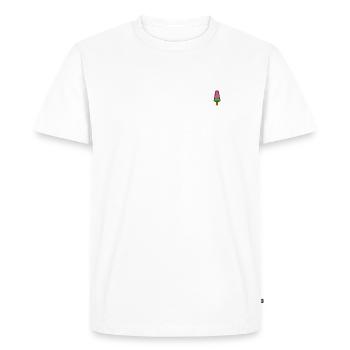 Popsicles - Men's Premium Organic T-Shirt - white - Front - Nico (187cm)