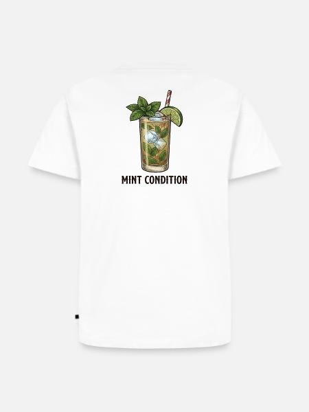 Condition Mojito Cocktail - Männer Premium Bio T-Shirt - Weiß